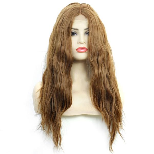 synthetic wigs lace front wig heat resistant long nature wave mixed brown and blonde for women middle part cosplay daily use, Black
synthetic wigs lace front wig heat resistant long nature wave mixed brown and blonde for women middle part cosplay daily use, Black