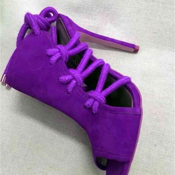 sandals blue woman purple suede thick ropes cut peep sandals toe lace to high heels party shoes lady rri4, Black
sandals blue woman purple suede thick ropes cut peep sandals toe lace to high heels party shoes lady rri4, Black