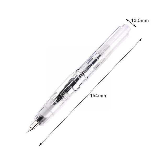 fountain pens 1pc press-type pen transparent resin dark 0.5mm converter filler business tip office gifts stationery supplies l8v2
fountain pens 1pc press-type pen transparent resin dark 0.5mm converter filler business tip office gifts stationery supplies l8v2