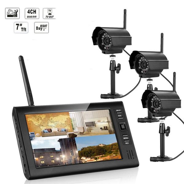wireless security camera system 3 ir dvr kit 7" lcd baby monitor support tf card cctv systems
wireless security camera system 3 ir dvr kit 7" lcd baby monitor support tf card cctv systems