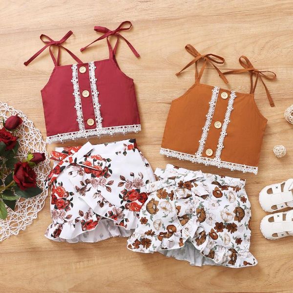 clothing sets summer toddler baby girls clothes t-shirt floral suspender skirt headband outfits 2pc sweet cute child, White
clothing sets summer toddler baby girls clothes t-shirt floral suspender skirt headband outfits 2pc sweet cute child, White