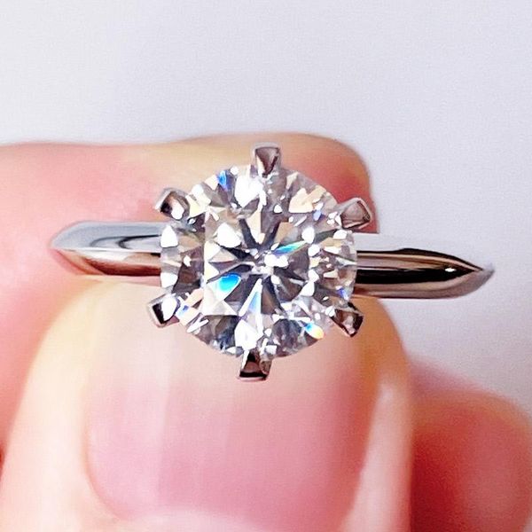 cluster rings 2ct genuine moissanite ring 6 prong size 8mm simple classic diamond 925 silver for women girls wedding gift, Golden;silver
cluster rings 2ct genuine moissanite ring 6 prong size 8mm simple classic diamond 925 silver for women girls wedding gift, Golden;silver