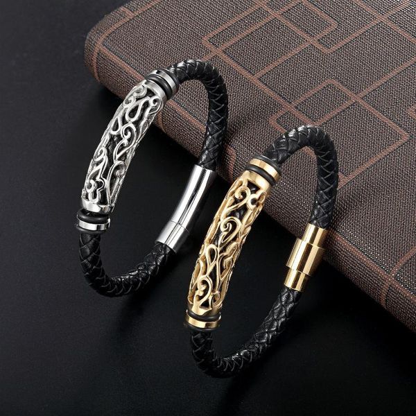 charm bracelets megin d punk simple personality geniune leather titanium steel for men women couple family friend fashion gift jewelry, Golden;silver
charm bracelets megin d punk simple personality geniune leather titanium steel for men women couple family friend fashion gift jewelry, Golden;silver