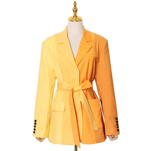 women's suits & blazers designer blazer jacket female sashes casual coat colorful, White;black
women's suits & blazers designer blazer jacket female sashes casual coat colorful, White;black