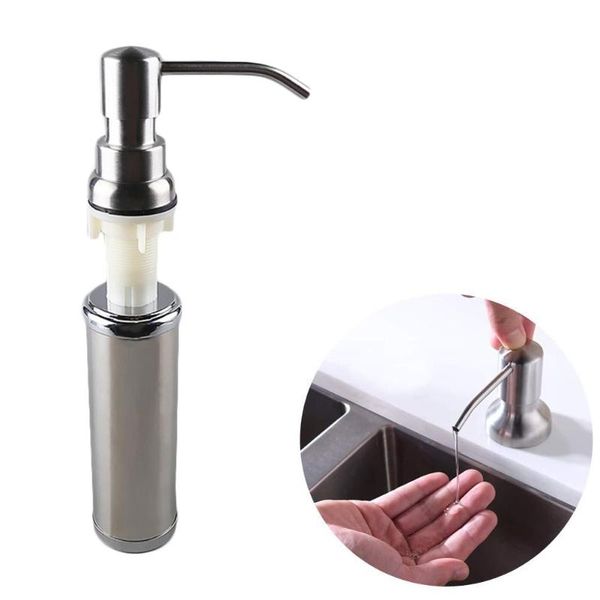 liquid soap dispenser bottle gel 304 stainless steel kitchen sink bathroom lotion pump 250ml
liquid soap dispenser bottle gel 304 stainless steel kitchen sink bathroom lotion pump 250ml