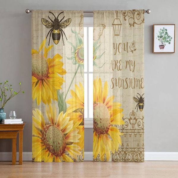 curtain & drapes sunflowers bees retro sheer curtains for living room bedroom home decor chiffon voile christmas
curtain & drapes sunflowers bees retro sheer curtains for living room bedroom home decor chiffon voile christmas