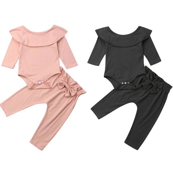 2pcs infant kids boys girl kids clothes sets solid ruffles long sleeve t shirt+pants set tracksuit outfit, White
2pcs infant kids boys girl kids clothes sets solid ruffles long sleeve t shirt+pants set tracksuit outfit, White
