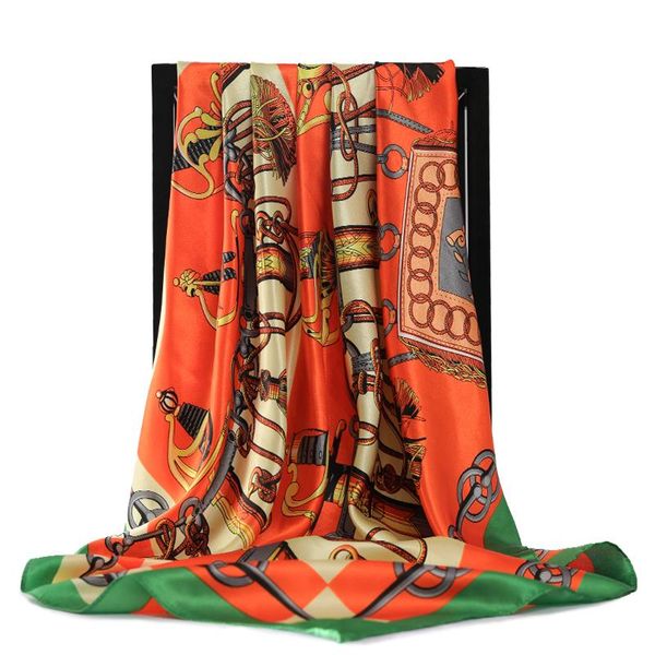scarves large hijab for women fashion print silk satin scarf female 90cmx90cm square shawls head scarfs ladies, Blue;gray
scarves large hijab for women fashion print silk satin scarf female 90cmx90cm square shawls head scarfs ladies, Blue;gray