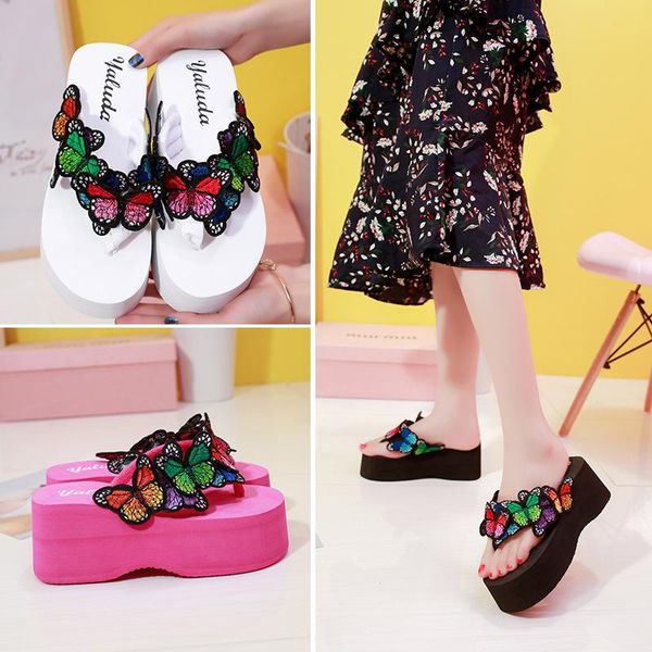 rubber flip flops house slippers platform med flat shoes female luxury slides women heels on a wedge butterfly-knot hawaiian sof, Black
rubber flip flops house slippers platform med flat shoes female luxury slides women heels on a wedge butterfly-knot hawaiian sof, Black