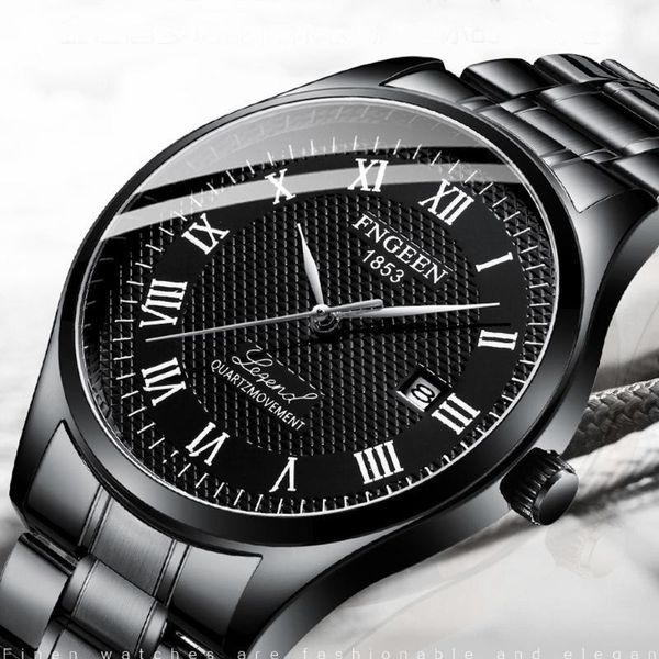 wristwatches 2021 men's watch reloj hombre black steel waterproof military man hour date male clock erkek kol saati business men, Slivery;brown
wristwatches 2021 men's watch reloj hombre black steel waterproof military man hour date male clock erkek kol saati business men, Slivery;brown