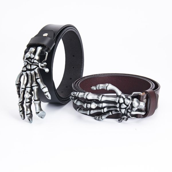 men's belt skeleton big head claw outdoor rider personality trendy leisure fashion plate buckle, Black;brown
men's belt skeleton big head claw outdoor rider personality trendy leisure fashion plate buckle, Black;brown