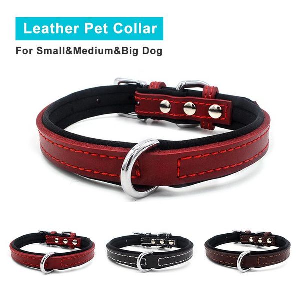 dog collars & leashes real pet leather collar adjustable simple personalize dogs necktie for small medium big comfortable soft supplies
dog collars & leashes real pet leather collar adjustable simple personalize dogs necktie for small medium big comfortable soft supplies