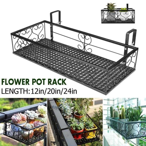 30/50/60cm garden hanging flower basket plants iron rack wall fence balcony pot tray planter holder decoration planters & pots
30/50/60cm garden hanging flower basket plants iron rack wall fence balcony pot tray planter holder decoration planters & pots