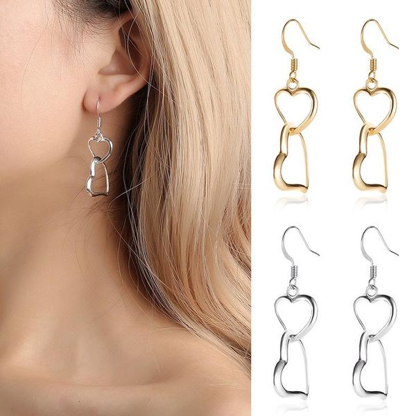 fashion heart earrings ear drop alloy pendant jewelry for women party wedding ll@17 dangle & chandelier, Silver
fashion heart earrings ear drop alloy pendant jewelry for women party wedding ll@17 dangle & chandelier, Silver