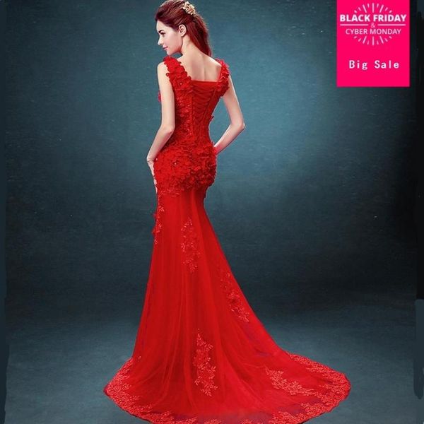 ethnic clothing great quality fishtail big-swing trailing flower cheongsams 2021 wedding dress banquet was thin evening gown w830, Red
ethnic clothing great quality fishtail big-swing trailing flower cheongsams 2021 wedding dress banquet was thin evening gown w830, Red