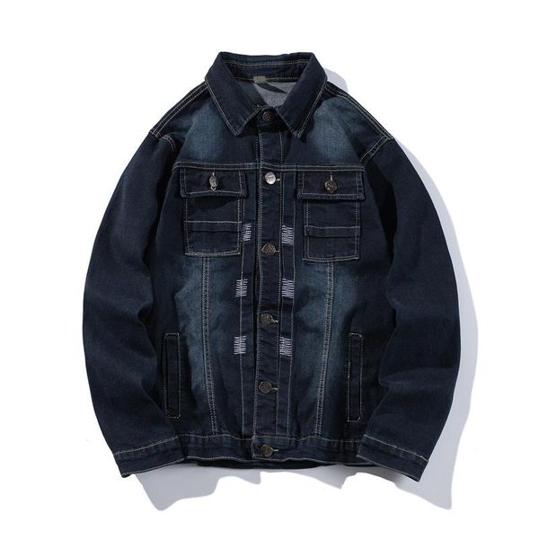 fashion men's jeans slim fit cowboy denim jacket jeans ins korean trend brand harajuku men's solid plus size denim jacket coat, Black;brown
fashion men's jeans slim fit cowboy denim jacket jeans ins korean trend brand harajuku men's solid plus size denim jacket coat, Black;brown