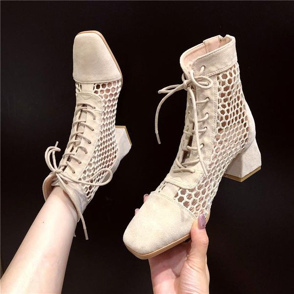 net boots women autumn and winter 2021 web celebrity cold square short with thick heel, Black
net boots women autumn and winter 2021 web celebrity cold square short with thick heel, Black