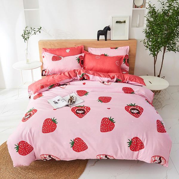 bedding sets pink strawberry quilt cover pillowcase warm soft bed twin full king duvet girls bedclothes
bedding sets pink strawberry quilt cover pillowcase warm soft bed twin full king duvet girls bedclothes