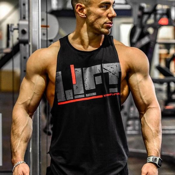 men' tank lift tide brand vest summer leisure sports fitness basketball running muscle training cotton breathable sleeveless t-shirt, White;black
men' tank lift tide brand vest summer leisure sports fitness basketball running muscle training cotton breathable sleeveless t-shirt, White;black