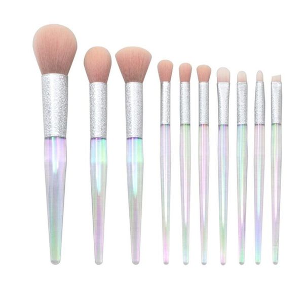 eyelash curler fashion makeup brush set 10pcs conical grinding sand mouth tube transparent handle 1202#30
eyelash curler fashion makeup brush set 10pcs conical grinding sand mouth tube transparent handle 1202#30