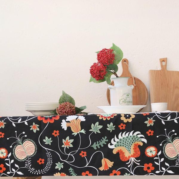 tablecloth cotton table cover fabric vintage nordic black red flowers canvas home party dinner mesa cloth
tablecloth cotton table cover fabric vintage nordic black red flowers canvas home party dinner mesa cloth