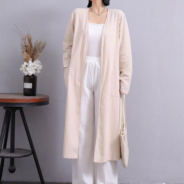 women's trench coats temperament korean style v-neck straight coat women solid minimalism windbreaker 3 colors s-5xl, Tan;black
women's trench coats temperament korean style v-neck straight coat women solid minimalism windbreaker 3 colors s-5xl, Tan;black