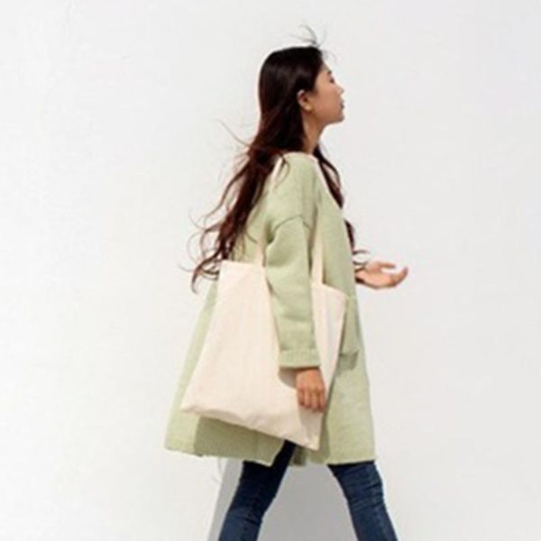 storage bags 1pc solid color canvas shopping bag folding and portable outing handbag everyday satchel
storage bags 1pc solid color canvas shopping bag folding and portable outing handbag everyday satchel