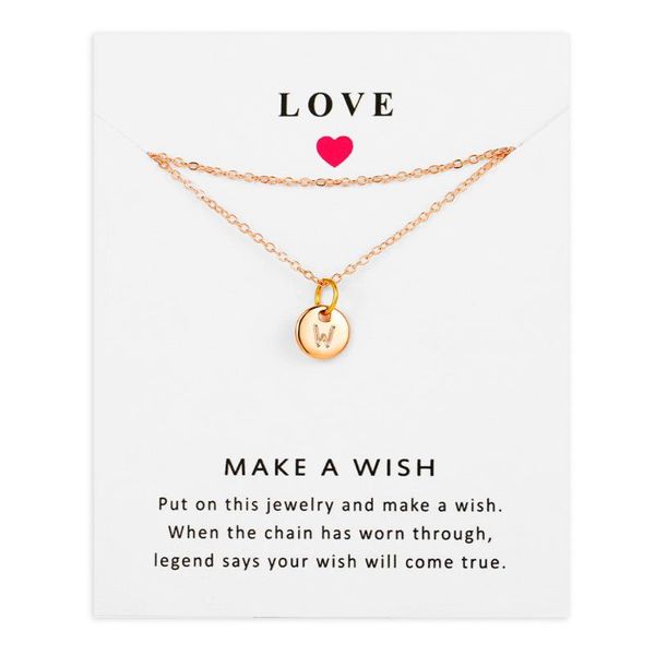 pendant necklaces fashion 26 letters initial necklace rose gold color disc alphabet for women men long chain with wish card, Silver
pendant necklaces fashion 26 letters initial necklace rose gold color disc alphabet for women men long chain with wish card, Silver