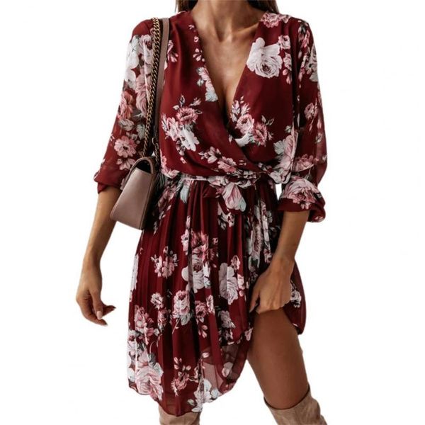casual dresses fashion pleated flowy hem midi dress floral print women sweet elastic waist v-neck streetwear vestidos, Black;gray
casual dresses fashion pleated flowy hem midi dress floral print women sweet elastic waist v-neck streetwear vestidos, Black;gray