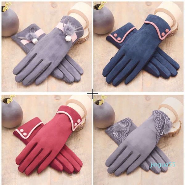 fashion women' mittens winter warm repair suede hand type korean version plush thickened finger touch screen cycling windproof gloves, Blue;gray
fashion women' mittens winter warm repair suede hand type korean version plush thickened finger touch screen cycling windproof gloves, Blue;gray