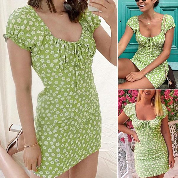 holiday center bow summer short sleeve dress vintage green floral print beach slim women mini casual dresses, Black;gray
holiday center bow summer short sleeve dress vintage green floral print beach slim women mini casual dresses, Black;gray
