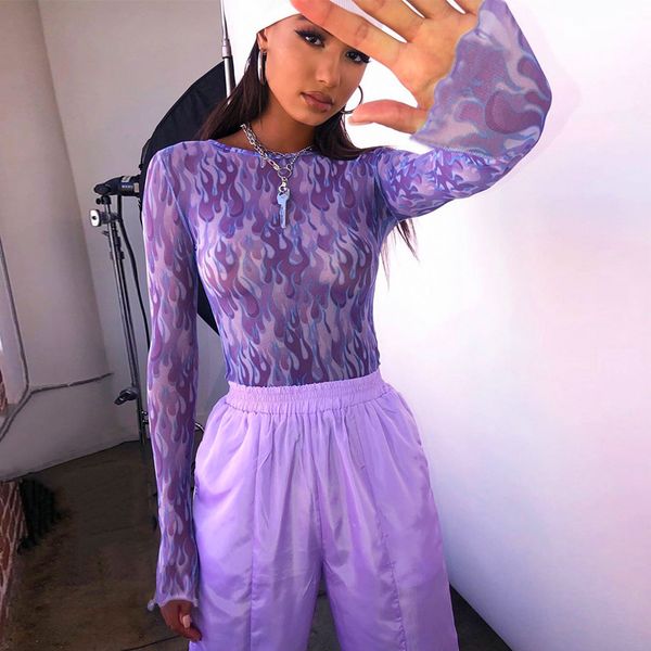 mesh sheer transparent flame print t shirt crop long sleeve bodycon cute 2021 autumn winter party clothes clubwear, Black;white
mesh sheer transparent flame print t shirt crop long sleeve bodycon cute 2021 autumn winter party clothes clubwear, Black;white