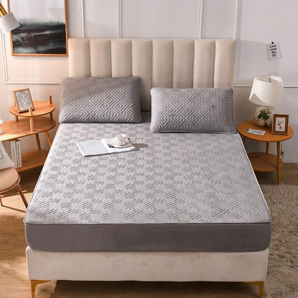 sheets & sets quilted mattress cover solid color king queen size bed fitted sheet thicken soft protector pad bedspread
sheets & sets quilted mattress cover solid color king queen size bed fitted sheet thicken soft protector pad bedspread