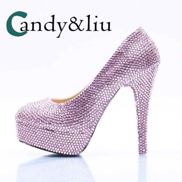 dress shoes large size pink crystal wedding super high heels rhinestone women pumps party banquet nightclub evening round toe, Black
dress shoes large size pink crystal wedding super high heels rhinestone women pumps party banquet nightclub evening round toe, Black