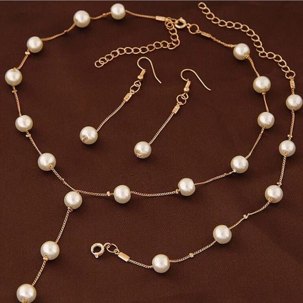 desigenr jewelry pearl jewelry sets for women wedding jewelry necklace bracelets earrings simple olsweet fahsion of shipping, Black
desigenr jewelry pearl jewelry sets for women wedding jewelry necklace bracelets earrings simple olsweet fahsion of shipping, Black