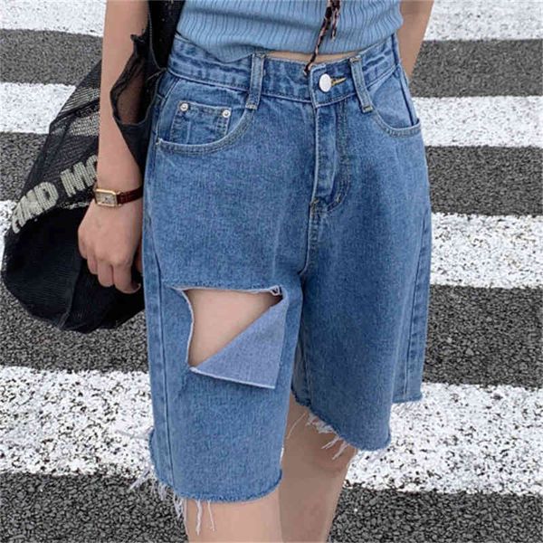 women's shorts hzirip elegant summer female plus size streetwear girls all-match chic denim hole straight down half shorts 174i, White;black
women's shorts hzirip elegant summer female plus size streetwear girls all-match chic denim hole straight down half shorts 174i, White;black