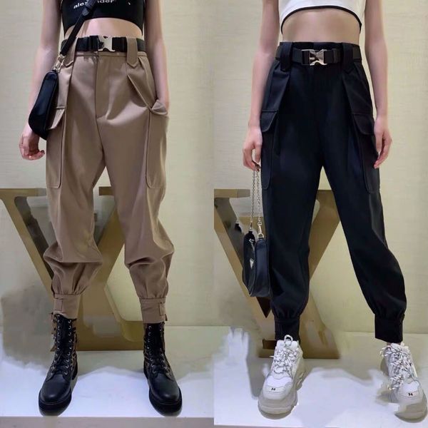 capris winter thick cut cashmere black joggers woman cargo women's strapped ankle-tied waist hare pants, Black;white
capris winter thick cut cashmere black joggers woman cargo women's strapped ankle-tied waist hare pants, Black;white