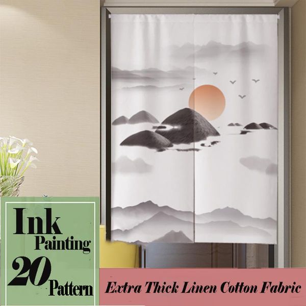 curtain & drapes chinese style ink painting linen door blackout noren partition rod for kitchen bathroom home decor curtains
curtain & drapes chinese style ink painting linen door blackout noren partition rod for kitchen bathroom home decor curtains