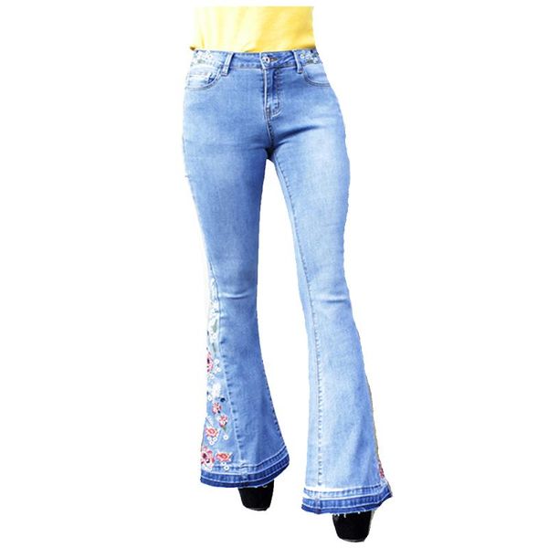 women's jeans female winter autumn embroidery flower flare lag denim pants high waist loose for women comfortable fashion casual fs1182, Blue
women's jeans female winter autumn embroidery flower flare lag denim pants high waist loose for women comfortable fashion casual fs1182, Blue