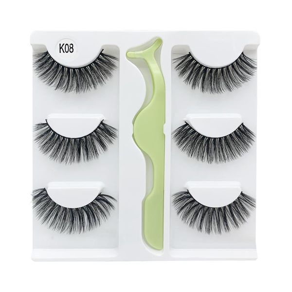 false eyelashes 3pair 15mm 5d faux mink 100% cruelty lashes reusable natural eyelash curler makeup
false eyelashes 3pair 15mm 5d faux mink 100% cruelty lashes reusable natural eyelash curler makeup
