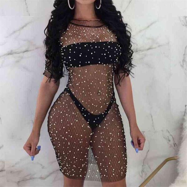 fashion sequins mesh cover-ups women bathing suit lace crochet bikini monokini swimwear cover up beach dress, White;black
fashion sequins mesh cover-ups women bathing suit lace crochet bikini monokini swimwear cover up beach dress, White;black