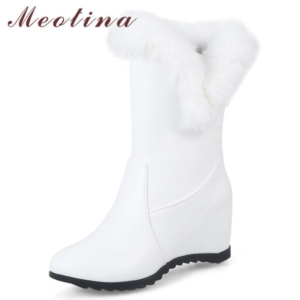 winter snow boots women fur height increasing heel mid calf warm round toe shoes ladies black big size 34-43 210517
winter snow boots women fur height increasing heel mid calf warm round toe shoes ladies black big size 34-43 210517