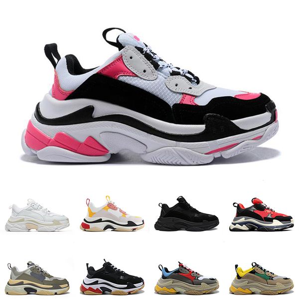 triple s sneaker pink 17fw platform casual shoes men women black white blue red green yellow bred mens trainer sneakers, White;red
triple s sneaker pink 17fw platform casual shoes men women black white blue red green yellow bred mens trainer sneakers, White;red