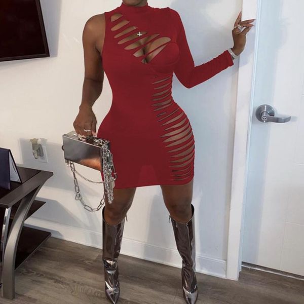 one shoulder long sleeve bodycon party dresses for women hole hollow out clubwear bandage mini dress vestidos de fiesta casual, Black;gray
one shoulder long sleeve bodycon party dresses for women hole hollow out clubwear bandage mini dress vestidos de fiesta casual, Black;gray