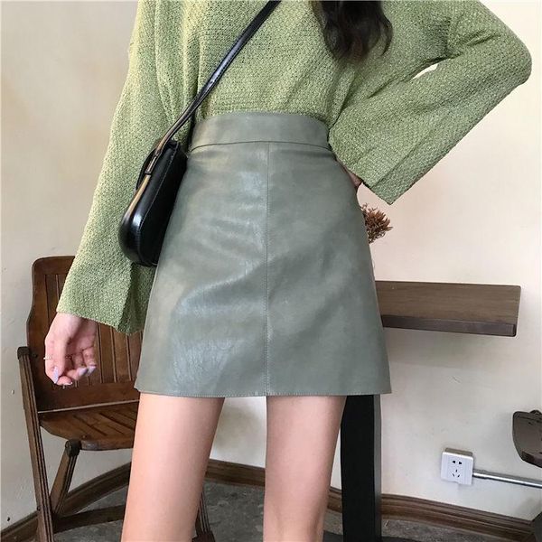 skirts autumn and winter high waist a- line skirt pu straight leather women woman faldas jupe, Black
skirts autumn and winter high waist a- line skirt pu straight leather women woman faldas jupe, Black