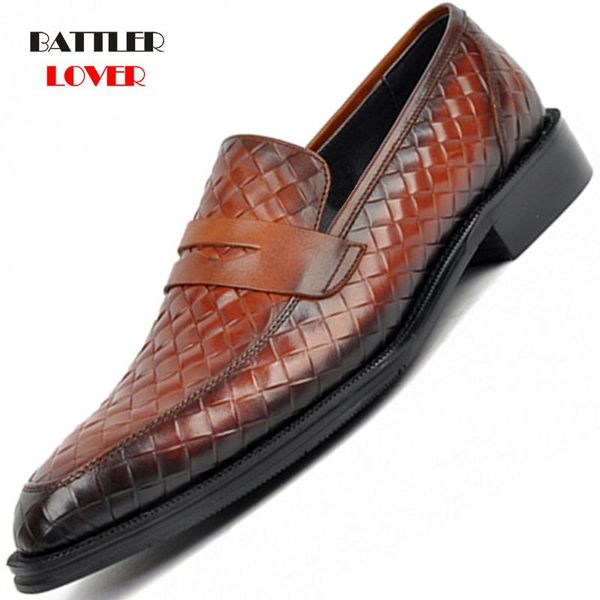 dress shoes 2021 spring summer italian men formal slip-on loafers leather business wedding oxfords size 38-48, Black
dress shoes 2021 spring summer italian men formal slip-on loafers leather business wedding oxfords size 38-48, Black