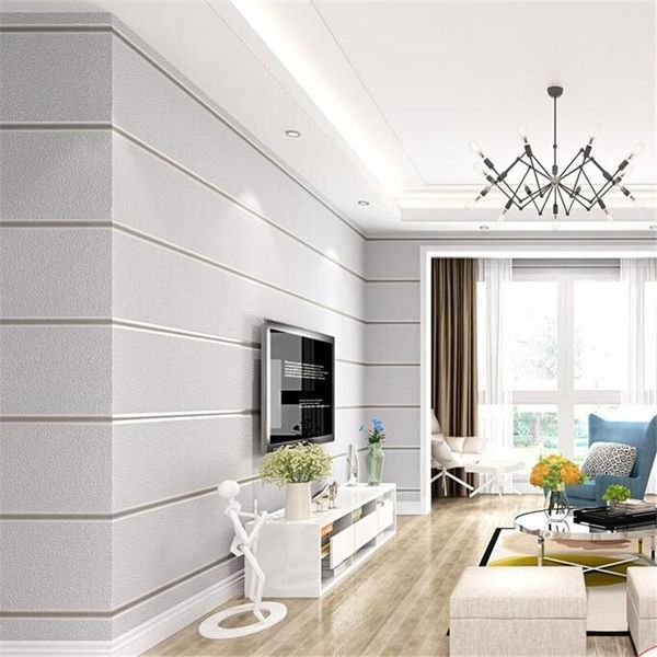 simple modern striped wallpaper marble washable 3d fine leather pattern nonwoven living room papel de parede wallpapers