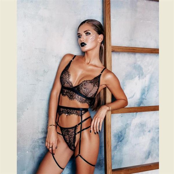 bras sets lingerie set women lace strappy push up bra erotic porno femme wire underwear bralette woman, Red;black
bras sets lingerie set women lace strappy push up bra erotic porno femme wire underwear bralette woman, Red;black