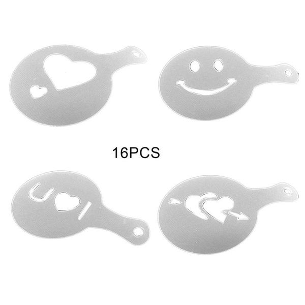 sets coffee pull flower mold printed model fancy thickened milk foam spray print roasters
sets coffee pull flower mold printed model fancy thickened milk foam spray print roasters