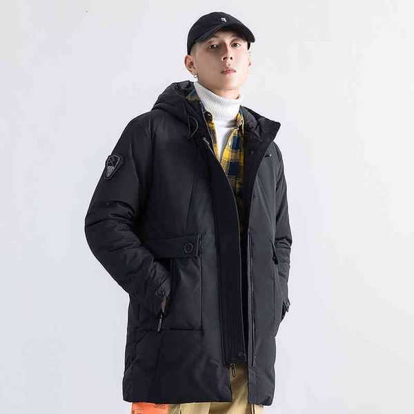 men jacket winter ins new trend hooded simple casual waterproof cotton thick warm long parkas, Black
men jacket winter ins new trend hooded simple casual waterproof cotton thick warm long parkas, Black